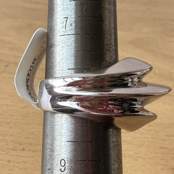 ALEXIS BITTAR FINE COLLECTION 925 STERLING SILVER MARQUIS RIDGED RING BRAND NEW - Picture 7 of 16